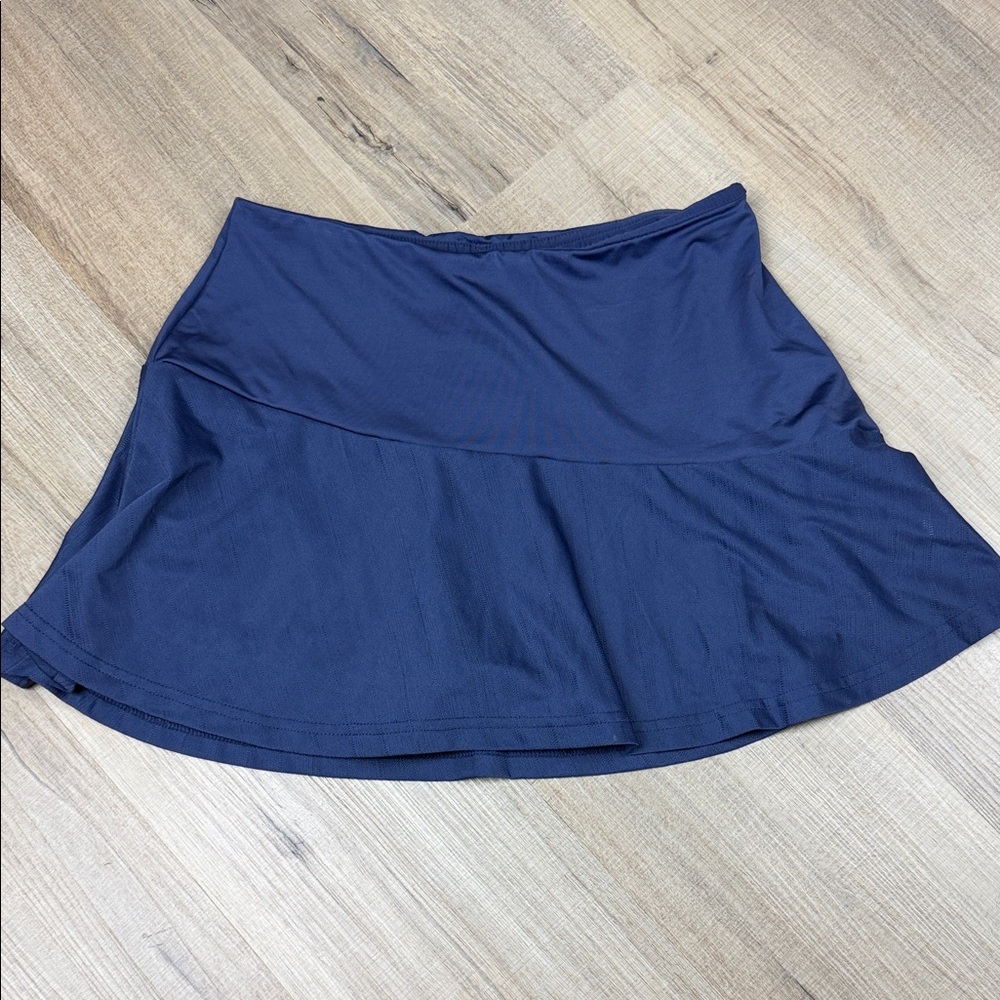 Proton‎ Blue Tennis Skort Built-In Shorts Athletic Golf Pickleball Skirt Women's